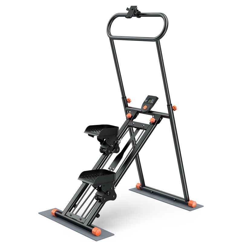 Photo 1 of ***Selling Parts Only***GIKPAL Folding Stair Stepper Machine for Home Gym,Vertical Climber for Full Body Workout with Adjustable Handlebar & Pedals, Extended Step Range Design