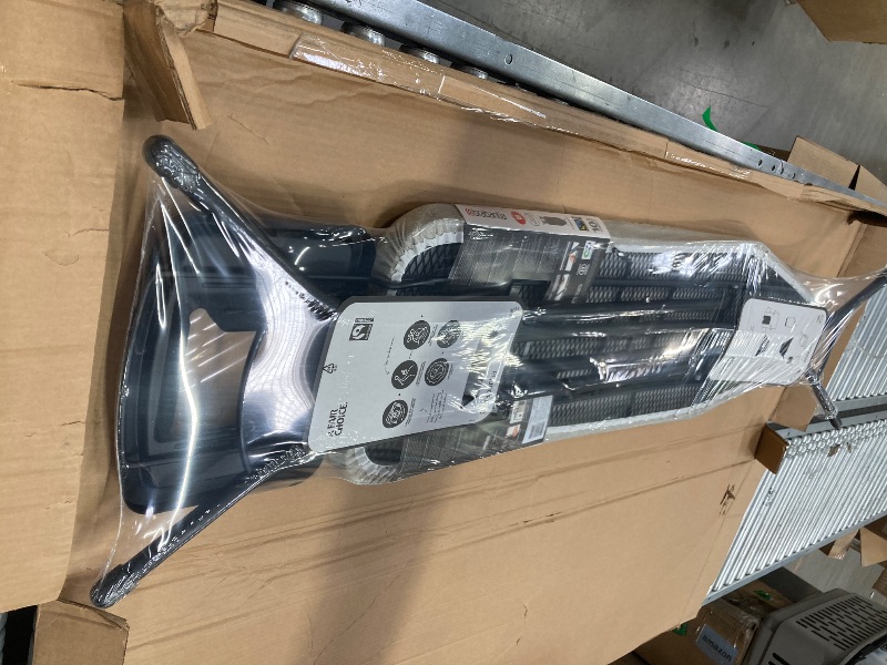 Photo 1 of ***BENT AND MISSING CAP ON 1 LEG***Brabantia - Ironing Board B – Solid Steam Iron Rest – Adjustable Height – Non-Slip Rubber Feet – 100% Fairtrade Cotton Cover with Foam Padding – Foldable – Denim Gray – Size B (49 x 15 in)***BENT AND MISSING CAP ON 1 LEG