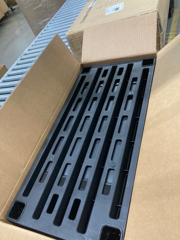 Photo 1 of **2 CORNERS CRACKED-SEE PIC***IRIS USA 5-Shelf Light Duty Plastic Storage Shelves, 250lb Capacity, 64" H x 24" W x 12" D, Medium Modular Shelving Unit Storage Organizer for Bathroom, Laundry, Garage & Home, Storage Rack - Black