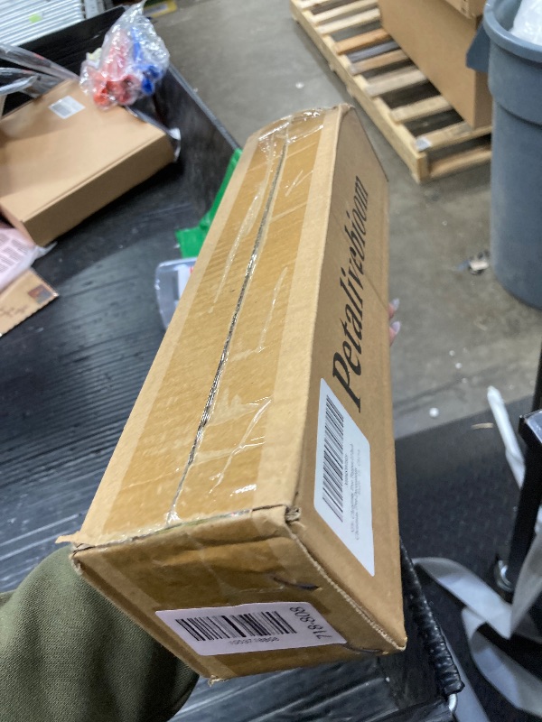 Photo 1 of 15.7 Inch Fluffy Christmas Tree Topper with 12 Pcs Green & Red Picks - Pampas Grass Xmas Decor for Tree, Holiday Party & Home Decorations