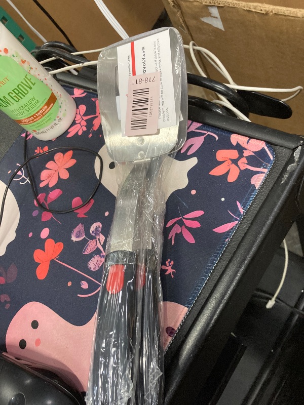 Photo 1 of **2 pack***Stainless Steel Spatula Turner, Slotted Metal Spatula for Kitchen Use,VOVOLY Heavy Duty Cooking Turner, Wide Blade with Beveled Edge and Heat Resistant Silicone Handle, Dishwasher Safe