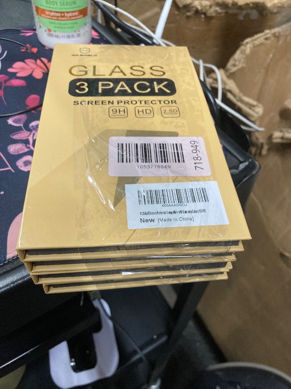 Photo 1 of **4 PACK***Mr.Shield Screen Protector compatible with Samsung Galaxy S24 FE [Tempered Glass] [3-PACK] [Japan Glass with 9H Hardness]