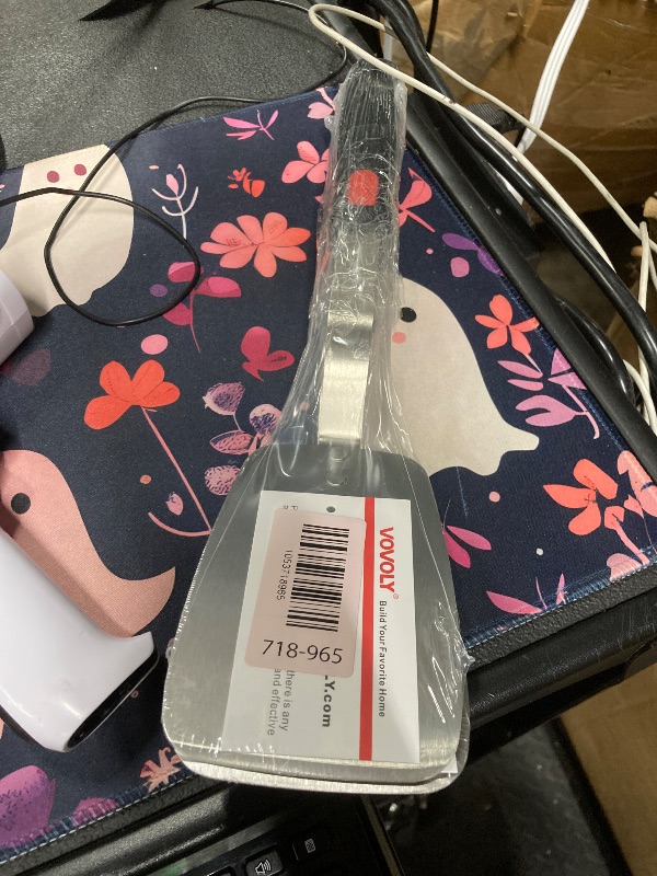 Photo 1 of **2 PACK**Stainless Steel Spatula Turner, Slotted Metal Spatula for Kitchen Use,VOVOLY Heavy Duty Cooking Turner, Wide Blade with Beveled Edge and Heat Resistant Silicone Handle, Dishwasher Safe