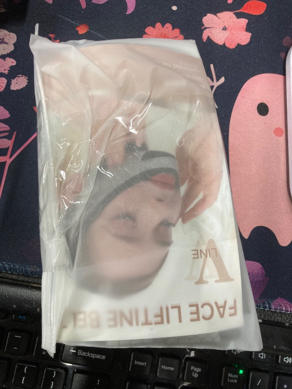 Photo 1 of **2 pack**ROWMATE Graphene V-Line Mask, Chin Strap for Sleeping,Chin Strap for Women,Jaw Exerciser,Black,M