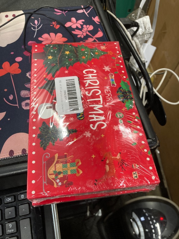 Photo 1 of **2  pack**Stocking Stuffers - 48 PCS Rainbow Scratch Paper Cards Set | Christmas Crafts Toys Game for Kids - Christmas Gifts Ornaments Party Favors Decorations Supplies for Grandkids - Toddler Stocking Stuffers