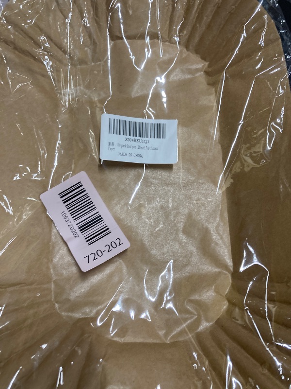 Photo 1 of 100 Pack Loaf Pan Liners for Baking Bread 9x5, Non-Stick Silicone Greaseproof Paper, Compatible with Amazon Basics Loaf Pan, Ideal for Bread, Cakes, Banana Bread