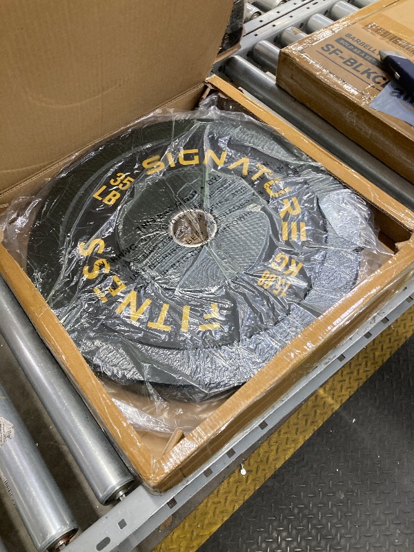 Photo 1 of *NOT FULL SET*



Fitvids Barbell 2-Inch Olympic Bumper Plate Weight Set, 260LB (10/25/45 Pair), Colored