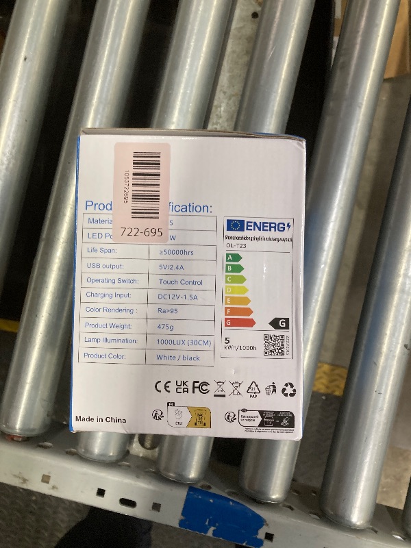 Photo 1 of ***(DAMAGE, SELLING AS PARTS ONLY)*** GONDSILY LED Desk Lamp with USB Charging Port Touch Control 3 Color Modes, Stepless Dimming, Eye-Caring LED Table Lamp for Home, Office, Bedroom, Reading, Work, Study, Gooseneck Lamp, 5V, 2.4A