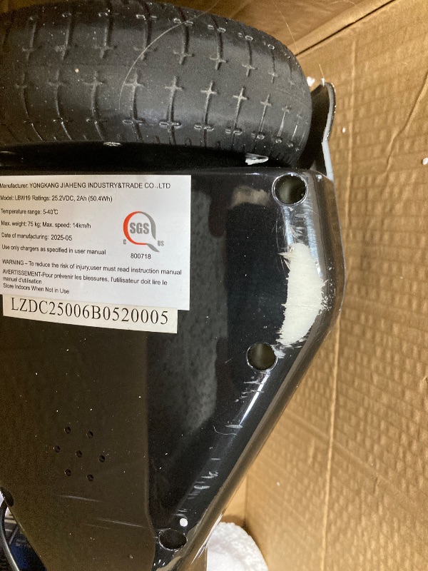 Photo 1 of **WITH CHARGER**Starship Electric Hoverboard with Bluetooth Speaker, Chrome Color Self Balancing Scooters with Science Fiction Design and 6.5 inch LED Wheels (Chrome Black)