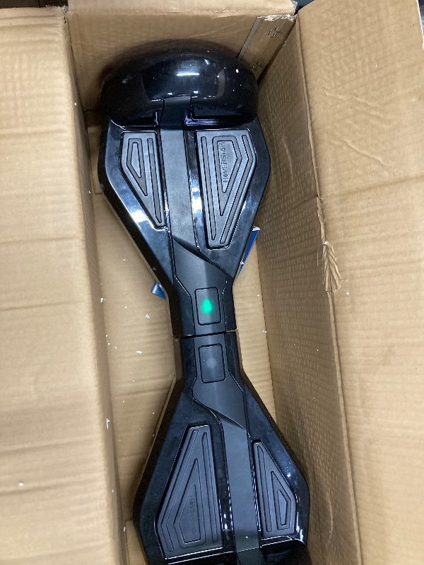 Photo 1 of **WITH CHARGER**Starship Electric Hoverboard with Bluetooth Speaker, Chrome Color Self Balancing Scooters with Science Fiction Design and 6.5 inch LED Wheels (Chrome Black)