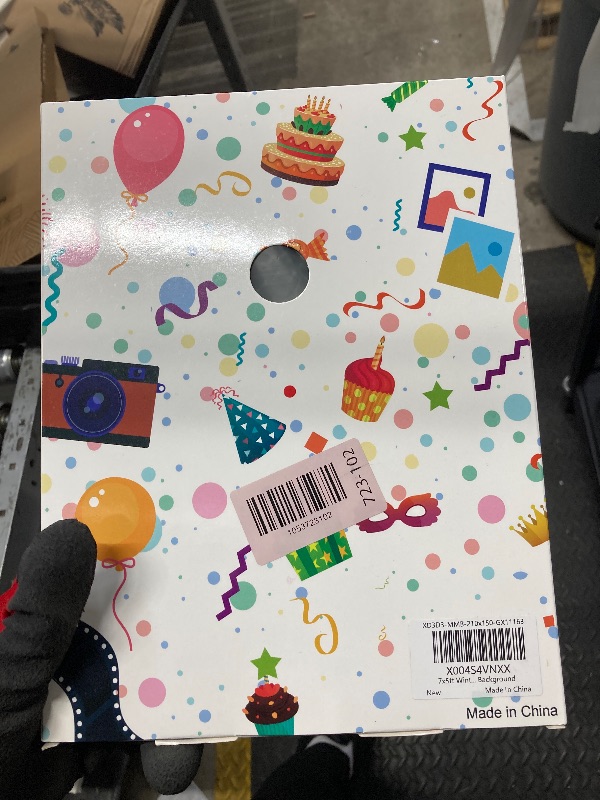 Photo 1 of 7x5ft Winter Christmas Backdrop for Photography Red Gift Box Christmas Tree Photo Backdrop Xmas Family Pictures Photography Background