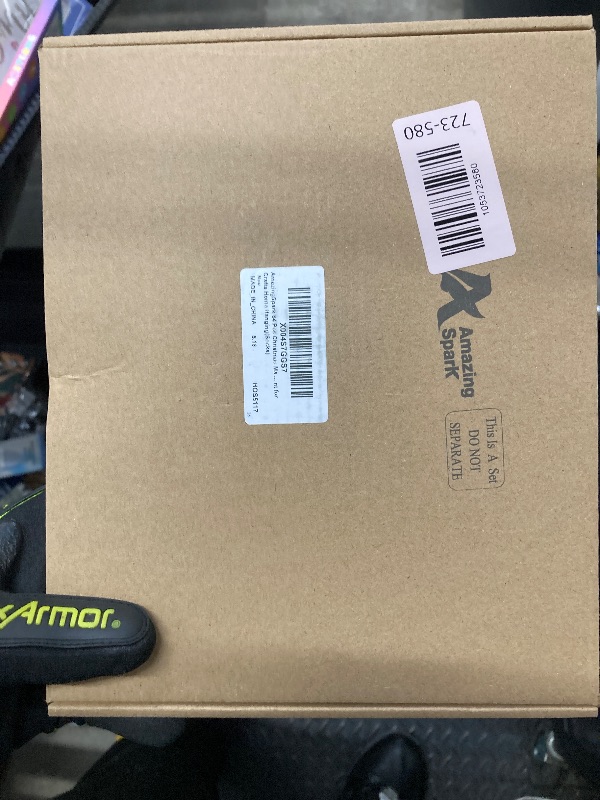 Photo 1 of AmazingSpark 64 Pcs Christmas Stocking Magic Foam Texture Painting Kit, 36 Pcs Foam Texture Paper Stocking Crafts, 24 Colors Markers Paint 3D Effect DIY Blank Xmas Hanging Ornaments for Gifts