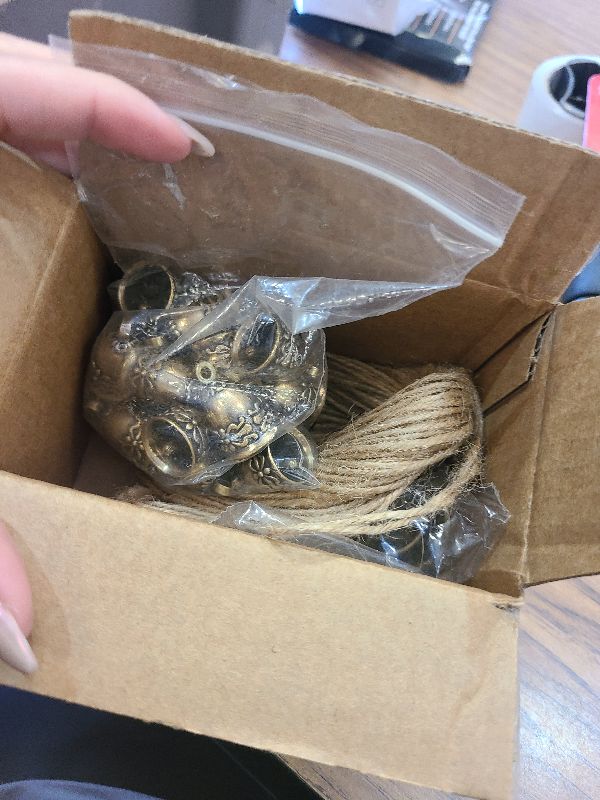 Photo 1 of 24 Pcs Pure Copper Bells Handmade Small Bells for Crafts, Wind Chimes for Home, Door Bells or Decoration Bells for Wedding Decorations, Christmas Decorations