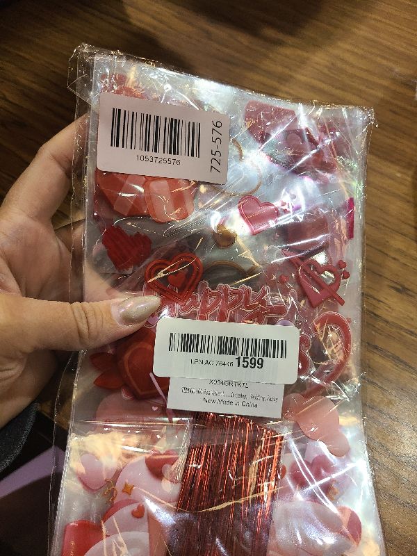 Photo 1 of 100 Pcs Valentine's Day Cellophane Treat Bags, Clear Valentines Candy Goodie Bags Bulk with Twist Ties, Galentines Day Gift Bags for Wrapping Bakery,Birthday, Wedding,Party