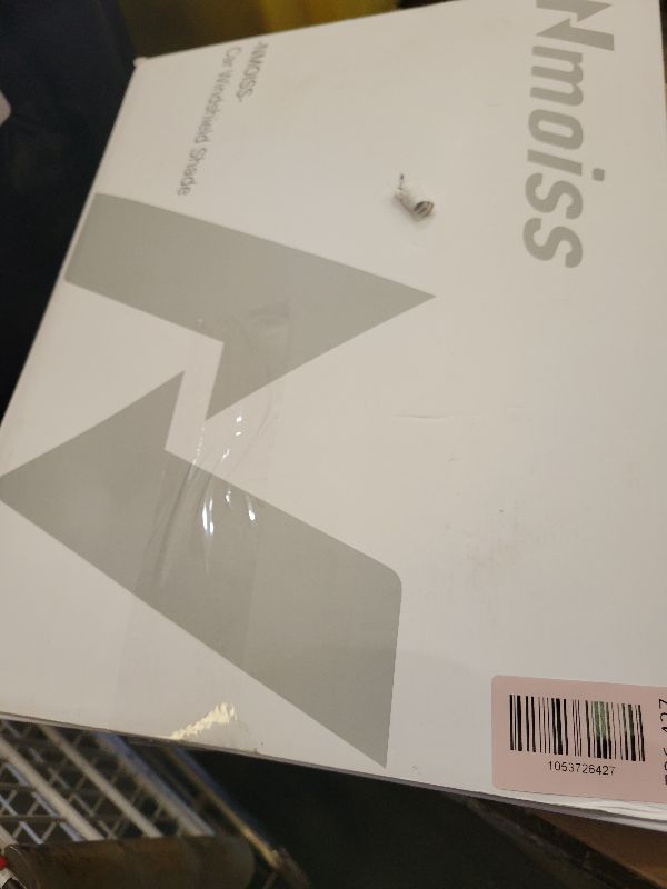 Photo 1 of [2026 Upgraded] Nmoiss Car Windshield Sun Shade [Dot Matrix Reflective Coating] Extended Edge No Light Leakage Design Cooling Protect Car Interior from UV Damage-XL