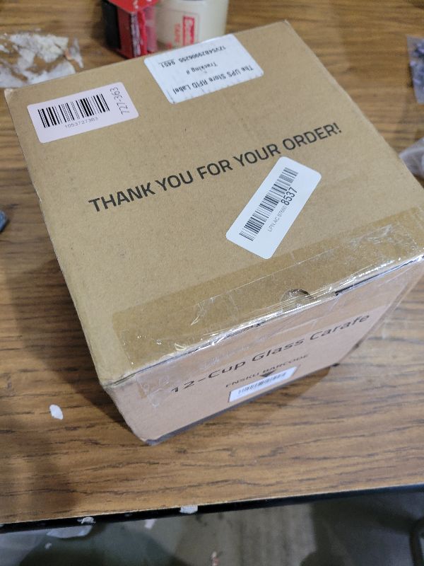 Photo 1 of 12-Cup Replacement Glass Coffee Carafe Compatible with Mr. Coffee LMX, TP, MMX, and MSX series coffeemakers