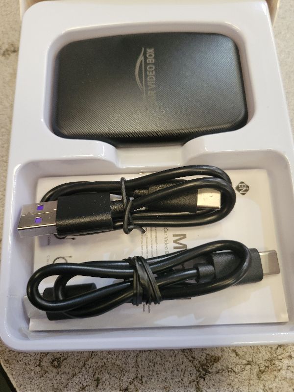 Photo 1 of 2025 Upgraded Wireless Carplay and Android Auto Dongle Support Netflix /YouTube, CarPlay Ai Box with USBA-C and USBC-C Cable for iPhone Android,Convert Wired to Wireless Car Play Stream to Your Car