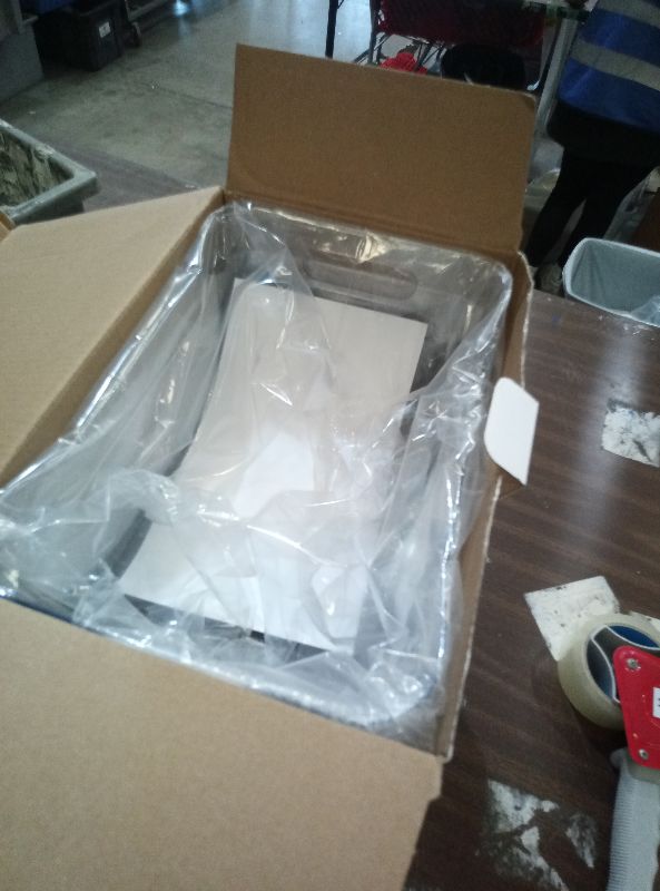 Photo 1 of 12 PACK Multi-Use Clear Plastic Storage Bins for Organizing w/ Labels - Home, Kitchen, Bathroom, Office, Pantry Cabinet Shelf Organizer Bins - SOHO Collection, RV, Fridge Organization Containers