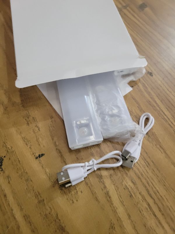 Photo 1 of 10inch Under Cabinet Lighting, 68 LED Rechargeable Motion Sensor Light Indoor, 6 Levels Dimmable Magnetic Closet Lights, Wireless Under Counter Lights for Kitchen, Stairs, Bedroom, 4-Pack Daylight