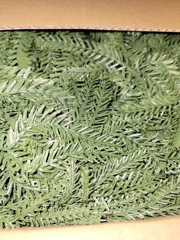 Photo 1 of 2 Pcs 30" Extra Length Artificial Christmas Teardrop Swag, Faux Pine Needles Teardrop Door Swag, Christmas Norfolk Greenery Teardrop Wreath for Xmas Door Table Mantle Fireplace Indoor Outdoor Decor