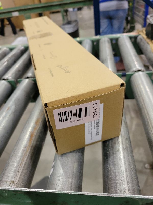 Photo 1 of 24-Inch Linear Shower Drain with Tile Insert Grate, SUS 304 Stainless Steel Linear Drain, Brushed Nickel Long Rectangle Shower Floor Drain with Leveling Feet, Hair Strainer, Fits Bathroom