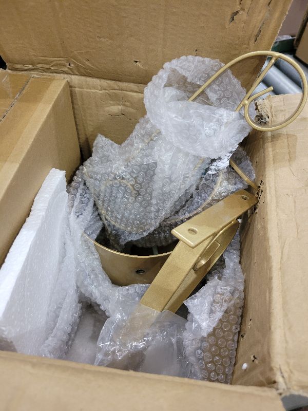 Photo 1 of 10FT Christmas Tree Stand for Real & Artificial Trees, 24" Base Holds up to 10 ft Live Trees & 3D Tree Topper with Timer, 20 Clear Lights & 8 Light Modes (Gold)