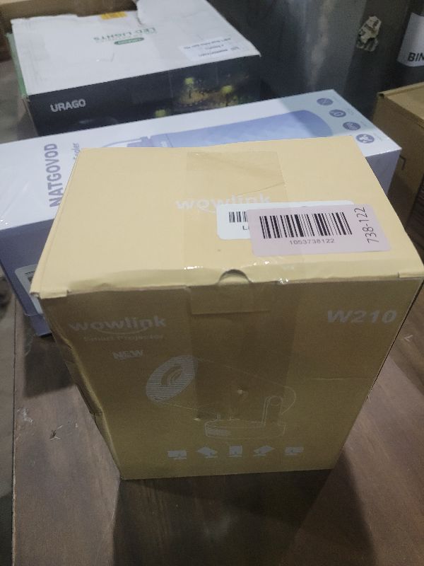 Photo 1 of [Built-in Apps & 2026 Upgraded] Mini Projector with WiFi 6 and Bluetooth 5.4 Support 4K 1080P Auto Keystone 180° Rotatable Projector Portable Compatibile with HDMI/TV Stick/Memory Stick/Laptop