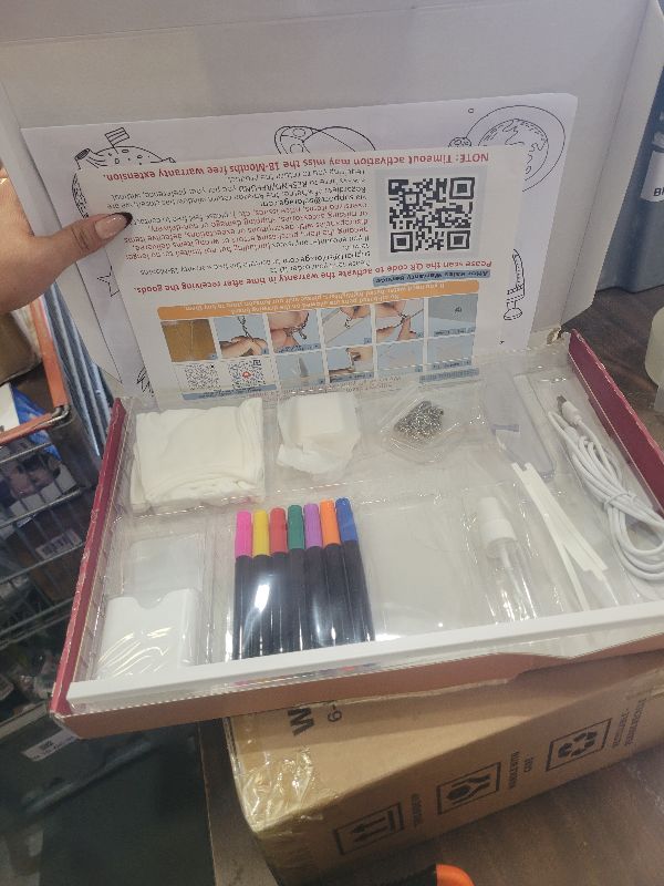 Photo 1 of 13"x10" Led Drawing Board for Kids, Includes Tracing Book, LED Note Board with 8 Colors, Kids Toy with 13 Light Effects, Light up Drawing Board for Girls & Boys Gifts Age 3+