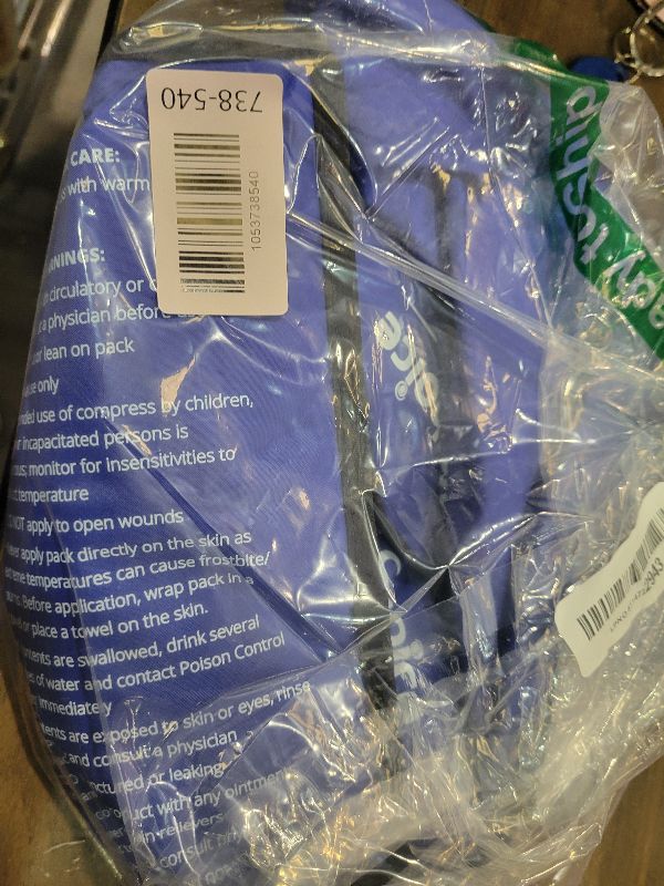 Photo 1 of 2 Pack Large Ice Packs for Injuries | 11" x 14.5" | Hot & Cold Pack | Reusable Gel Pack, Durable Construction, & Flexible When Frozen