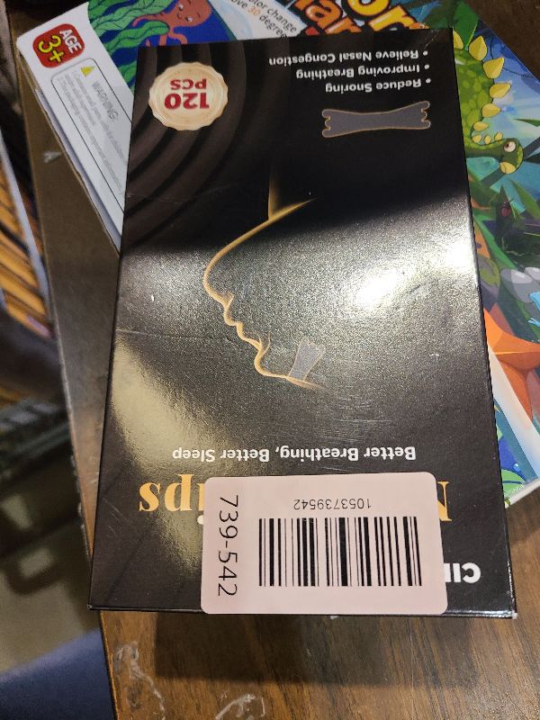 Photo 1 of 120Pcs Nasal Strips for Snoring, Extra Strength Nose Strips Breathing, Nose Tape for Sports and Sleep, Anti Snoring Strips Help Stop Snoring and Nasal Congestion Relief