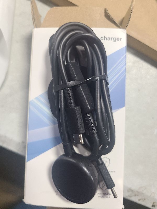 Photo 1 of 2 in1 Samsung Watch Charger,25W USB C Fast Charger Compatible with Galaxy Watch 8/7/6/6 Classic/5 Pro/5/4 /4 classic/3/Active2/1 and GalaxyS25/24/S23 /S22/21 Note/Z Fold 7(5ft)