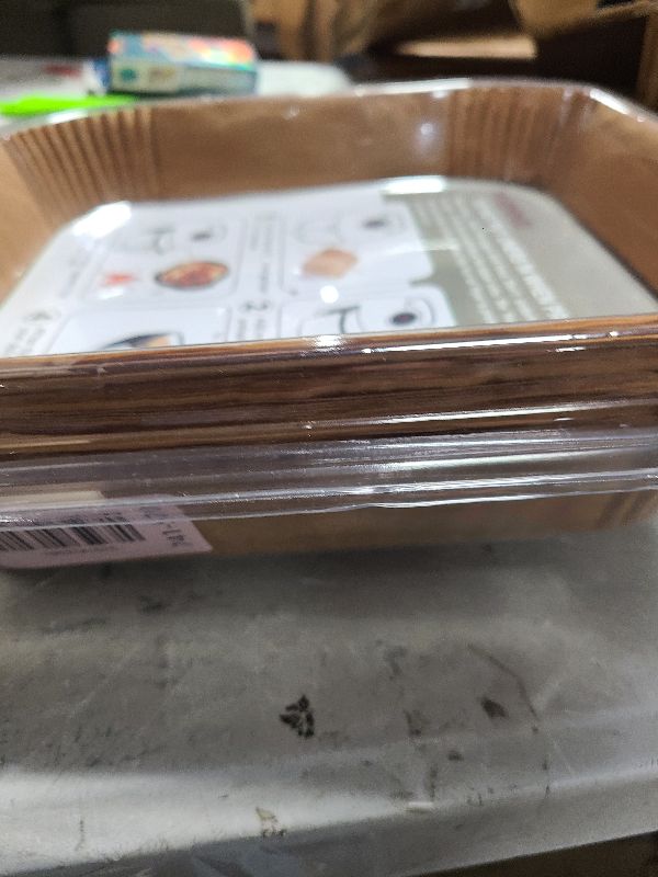 Photo 1 of 10 Inch Largest Square Air Fryer Disposable Paper Liner, XXL 100Pcs Air Fryer Parchment Liners for 8QT or Bigger Air Fryer, Non-stick, Food Grade Baking Paper for Frying, Roasting and Microwave