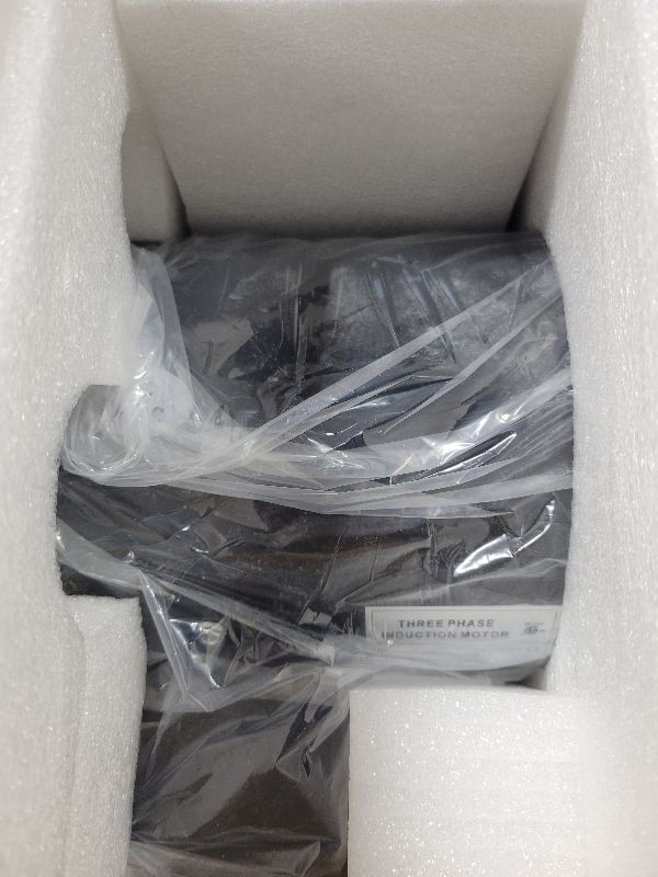 Photo 1 of 1.5HP Electric Motor 1750 RPM General Purpose Three Phase Motor 5/8" Shaft Diameter 4 Pole 56C TEFC 60HZ 230/460V