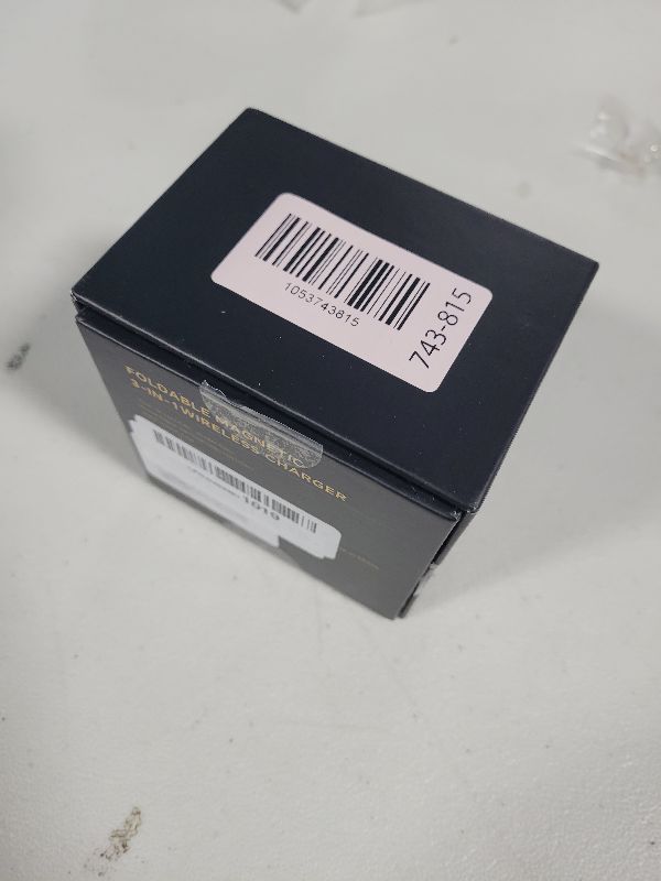 Photo 1 of ?2026 Upgraded?Wireless Charger 3 in 1, Foldable Wireless Charging Station with Night Light for Apple MagSafe Charger, Travel Magnetic Charger Stand, Nightstand Fast 15W Charging Station (20W Adapter)