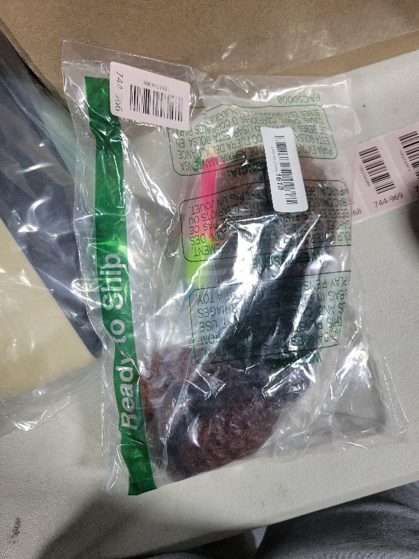 View 2 of ?Afro Kinkys Bulk Human Hair Kinky-Curly 100% Real Human Hair for Twist, Braiding, Dreadlocks & Sister Locs, Natural Soft Pre Fluffed, Can Be Dyed Bleached (#30/1B/30, 16 Inch)