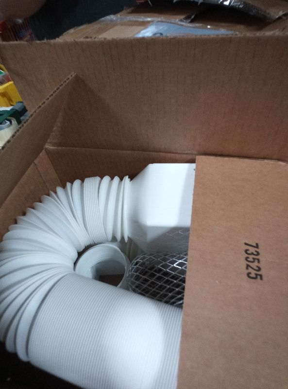 Photo 1 of 2 Pack Rain Gutter Downspout Extensions, Upgraded Flexible Drain Down Spout Extender for Rain Water Drainage, Each Extendable from 20" to 66", Combine to 10 ft with Connector(White)