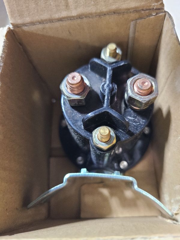 Photo 1 of 12v 150A Starter Solenoid Switch Relay Replace Trombetta 684-1261-212 684-1251-212 Intermittent Duty DC Contactor PowerSeal 4 Terminal for Golf Carts Dump Trailer Pallet Jacks