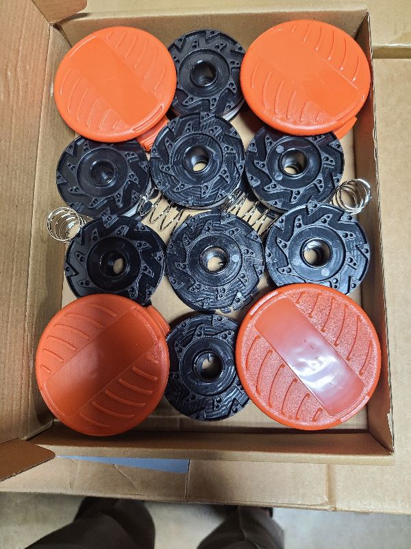 Photo 1 of 16 Pack Eater String Compatible with Black+Decker, AF-100 0.065" Weed Wacker String Refill 240ft Automatic Feed String Trimmer Replacement Spool Line for Black&Decker(12 Spool+4 Cap+4 Spring)