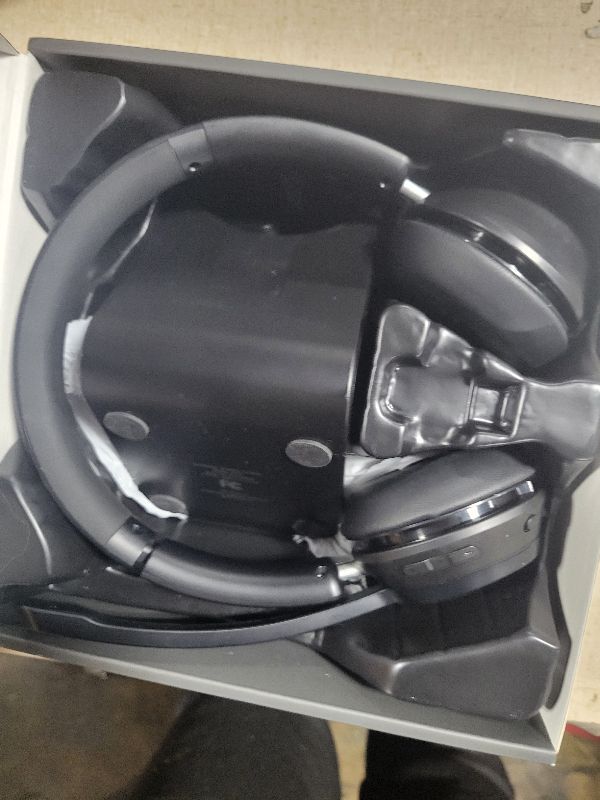 Photo 1 of (Upgraded Version) Wireless Headset, Bluetooth Headset with Noise Cancelling Microphone, Best Headphones with Mic Mute & USB Dongle for PC/Computer/Laptop/Cell Phones/Remote Work/Call Center