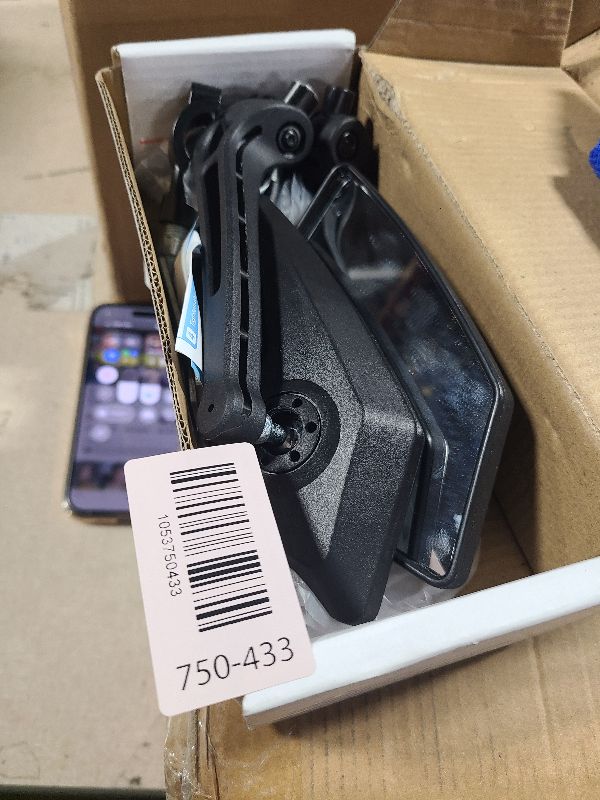 Photo 1 of 2 Pack Bike Mirrors, eBike Mirrors for Handlebars, 360° Adjustable Safety Bicycle Rear View Mirrors, Scratch Resistant Glass Lens, Bicycle Universal Fit Accessories