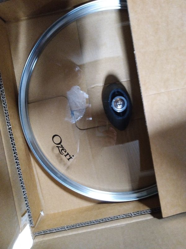 Photo 1 of 10" Frying Pan Lid in Tempered Glass, by Ozeri