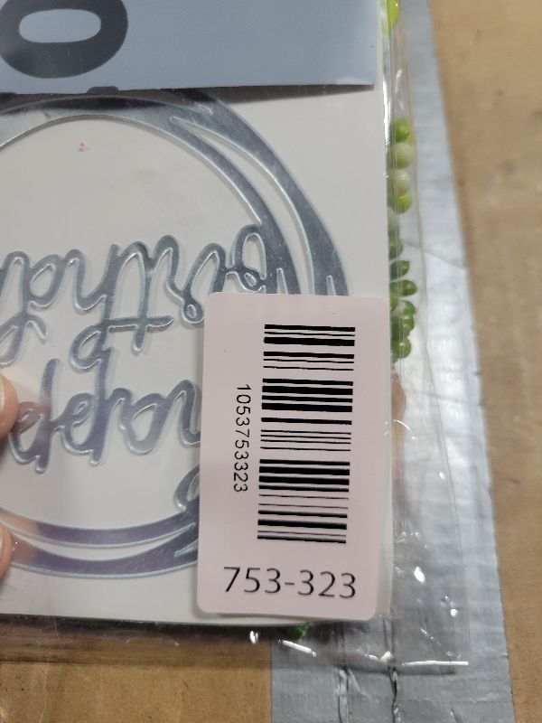 Photo 1 of 14 PCS Flower Cake Toppers Butterfly Cake Decorations Happy Birthday Cake Toppers with Artificial Pink Rose Flowers Eucalyptus Butterflies for Birthday Wedding Supplies (Pink)