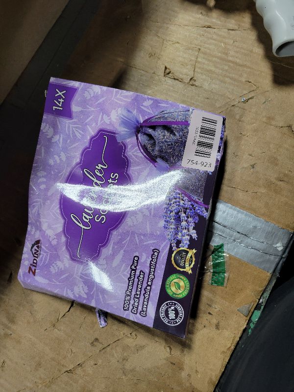 Photo 1 of 14 Pack Organic Lavender Sachet Bags for Drawers and Closets - Natural Fresh Dried Lavender French Potpourri Bags for Clothes Storage - Scented Sachets for Drawers, Wardrobes, Cars & Home