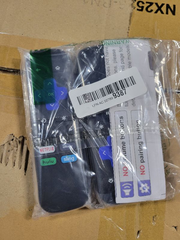 Photo 1 of (2 Pack) Replacement Remote Control for Roku Express, for Roku Premiere, for Roku Box, for Roku Player, for Roku 1 2 3 4 -?NOT for Stick or TV?