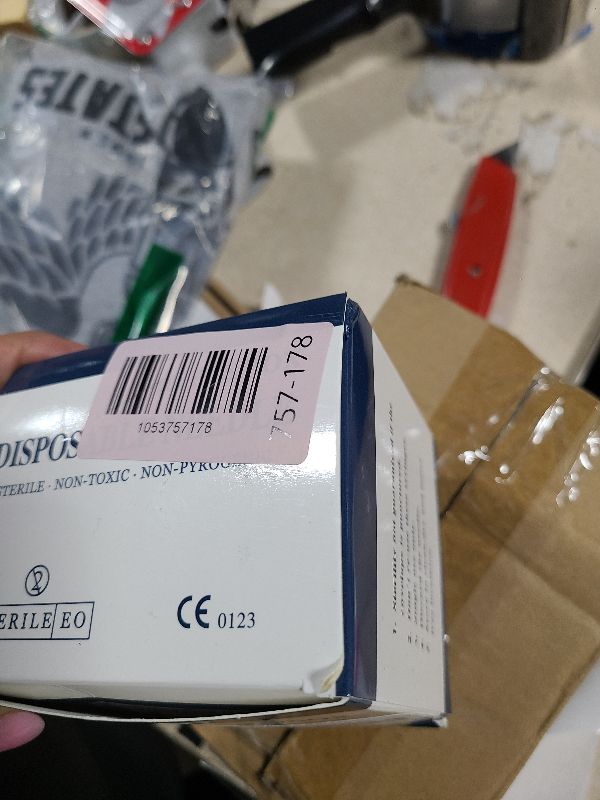 Photo 1 of 100Pcs 18Ga 1 Inch Needle Luer Lock Lab Accessories, Sterile Individual Package for Scientific Measuring, Refilling Inks