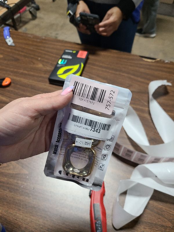 Photo 1 of [2 Pack] Goton Bumper Case for Apple Watch 42mm, [No Screen Protector] Slim Soft TPU Shockproof Case Cover Bumper Protector Accessories for iWatch Series 11 Series 10, 42mm Gold+Gold