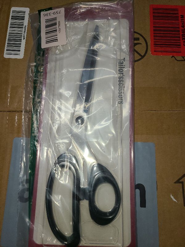 Photo 1 of 10-Inch All-Purpose Sharp Fabric Scissors - Heavy-Duty Stainless Steel Professional Shears for Cutting Clothes, Leather - Ideal for Tailor, Home, Office Use.