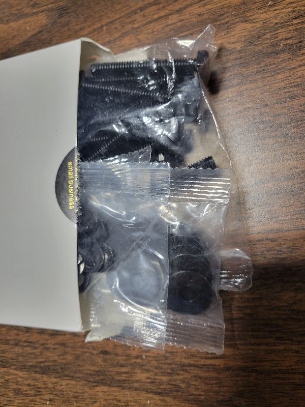 Photo 1 of 1/4-20 x 2 Hex Head Screw Bolt, Nuts, Flat & Lock Washers, 20Pcs 18-8 (304) Stainless Steel, Fully Threaded, Black Oxide by SG TZH