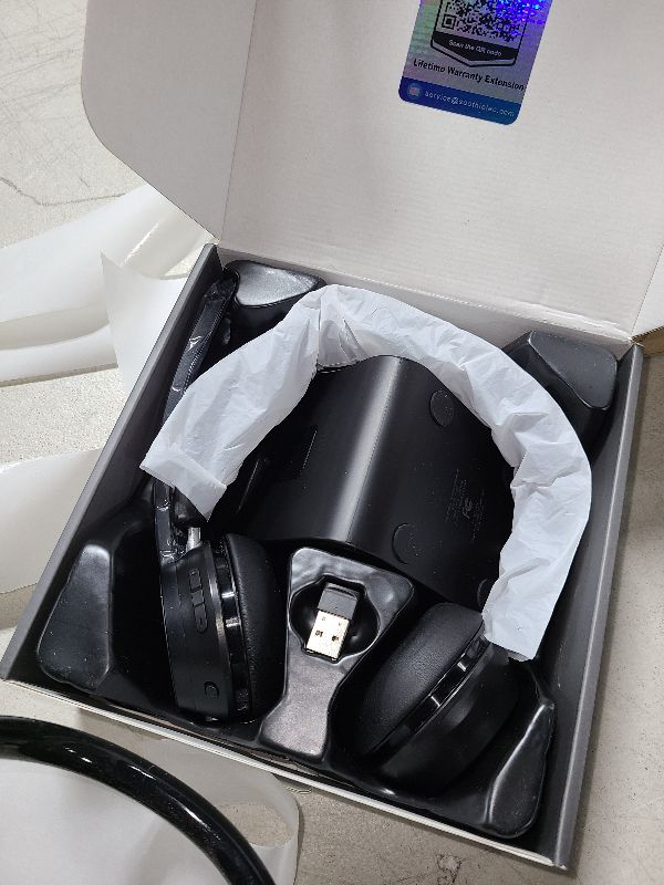 Photo 1 of (Upgraded Version) Wireless Headset, Bluetooth Headset with Noise Cancelling Microphone, Best Headphones with Mic Mute & USB Dongle for PC/Computer/Laptop/Cell Phones/Remote Work/Call Center