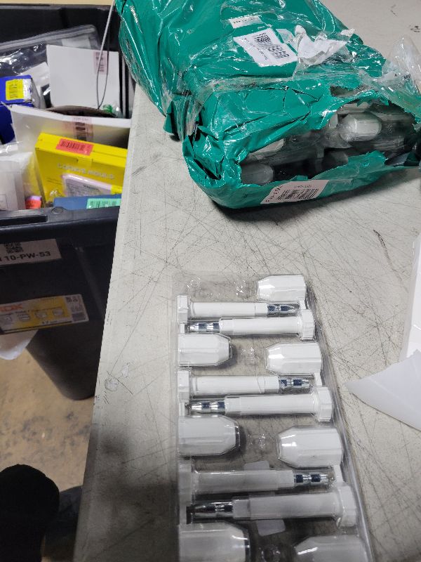 Photo 1 of NovelBee 100pcs Bolt Seal Shipping Seal with Print Progressive Numbering for Cargo Containers and Truck Trailers, Cargo Container Seals (White)